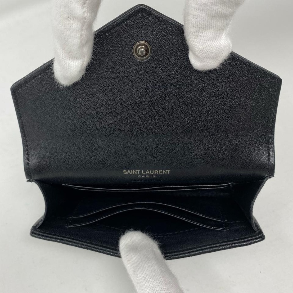 Saint Laurent Monogram Flap Leather Wallet - Picture 6 of 7
